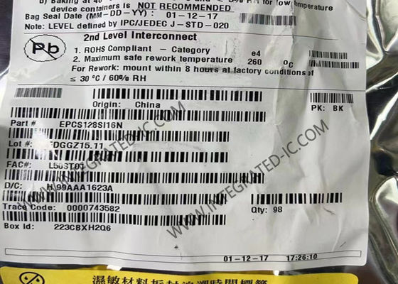 EPCS128SI16N Chip IC μνήμης 128Mb 40MHz Συνοριακή διαμόρφωση Flash μνήμη SOIC-16