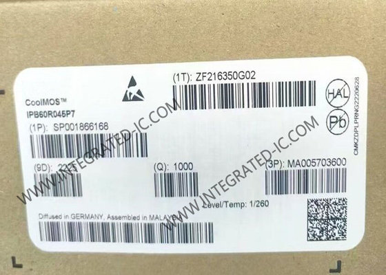 IPB60R045P7 Τσιπ ολοκληρωμένου κυκλώματος 600V N-Channel Power MOSFET τρανζίστορες