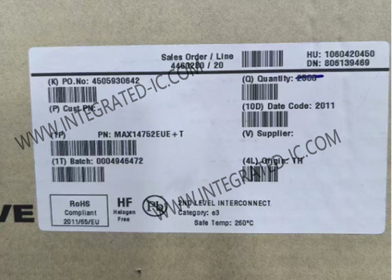 MAX14752EUE Τσιπ ολοκληρωμένου κυκλώματος 72V 8 καναλιών αναλογικοί πολλαπλασιαστές TSSOP-16