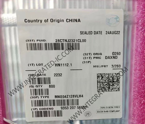 MKE04Z128VLH4 Μικροελεγκτής MCU 48MHz Kinetis KE04 Mainstream ARM Cortex-M0 MCU LQFP-64