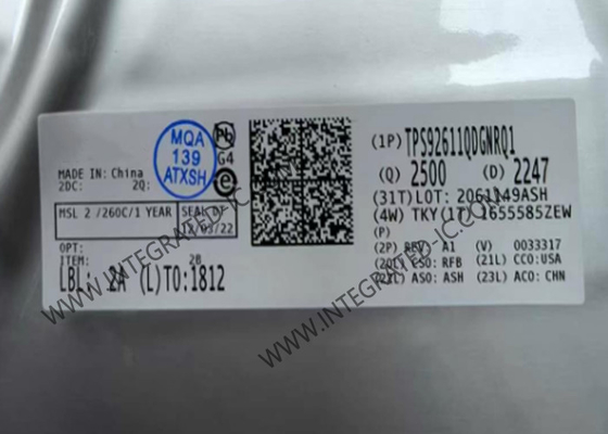 TPS92611QDGNRQ1 Τσιπ ολοκληρωμένου κυκλώματος Αυτοκινητοβιομηχανικό μονό-κανάλι LED driver HVSSOP-8