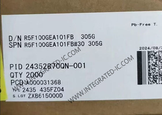 R5F100GEA101FB Μικροελεγκτής MCU RL78/G13 Μικροελεγκτές υψηλής λειτουργίας χαμηλής ισχύος