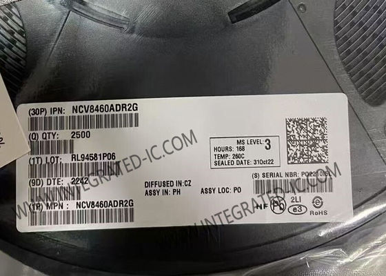 NCV8460ADR2G Τσιπ ολοκληρωμένου κυκλώματος 6A Αυτοπροστατευόμενος υψηλός πλευρικός οδηγός SOIC-8