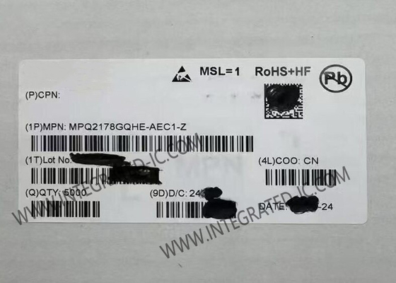 MPQ2178GQHE-AEC1-Z Integrated Circuit Chip 2A 2.4MHz Σύγχρονος μετατροπέας βήματος προς τα κάτω με ισχύ Καλή και μαλακή εκκίνηση