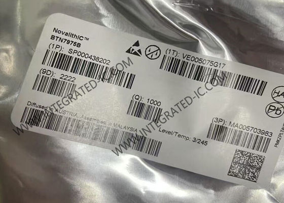 BTN7975B Συμπληρωματικό κύκλωμα Τσιπ Συμπληρωματικό υψηλού ρεύματος PN Half Bridge Motor Drive