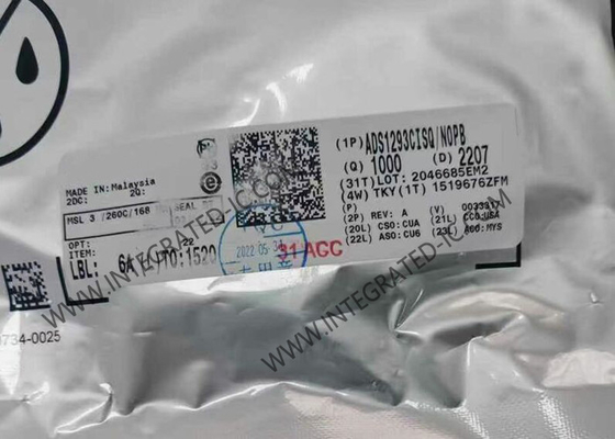 ADS1293CISQ Chip ολοκληρωμένου κυκλώματος χαμηλής ισχύος 3-κανάλι 24-bit αναλογικό front-end για τη μέτρηση βιοπιθανότητας