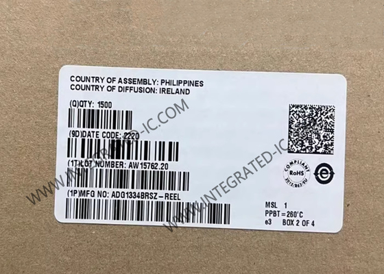 ADG1334BRSZ Συμπληρωματικό κύκλωμα Τσιπ 33V Quad SPDT Αναλογικοί διακόπτες SSOP-20 Πακέτο