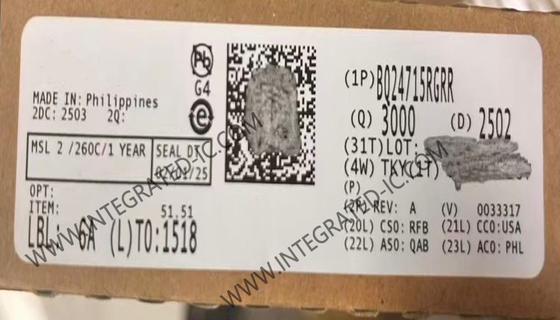 BQ24715RGRR Ενοποιημένο κύκλωμα Chip Buck Διαχειριστής φόρτισης μπαταρίας με επιλέκτες MOSFET N-Channel
