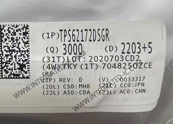 TPS62172DSGR Integrated Circuit Chip 3V έως 17V 0.5A Step-Down μετατροπείς με DCS-ControlTM