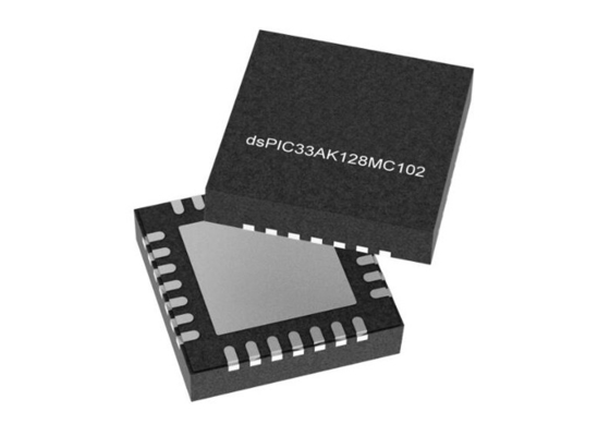 DSPIC33AK128MC102-E/M7 Μικροελεγκτής MCU 32-bit DSC VQFN-28 Ψηφιακός ελεγκτής σήματος