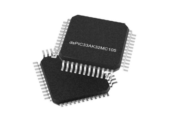 DSPIC33AK32MC105-I/PT Μικροελεγκτής MCU Ψηφιακός ελεγκτής σήματος 200MHz 32-bit DSC