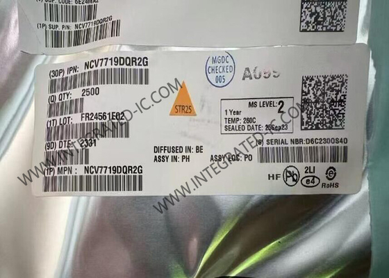 NCV7719DQR2G Τσιπ ολοκληρωμένου κυκλώματος 550mA Δρομείς κινητήρα SSOP24 Οκταλικός οδηγός μισής γέφυρας