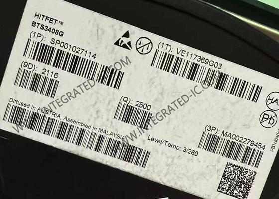 BTS3408G Integrated Circuit Chip Dual Channel Low-Side Switch PG-DSO-8 Πακέτο