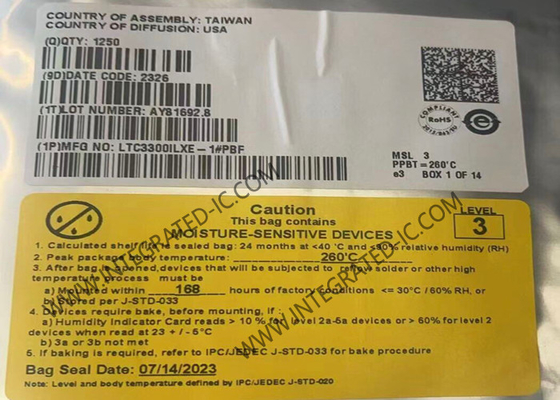 LTC3300ILXE-1 Τσιπ ολοκληρωμένου κυκλώματος υψηλής απόδοσης δικατευθυντικού πολυκύτταρου εξισορρόπησης μπαταρίας