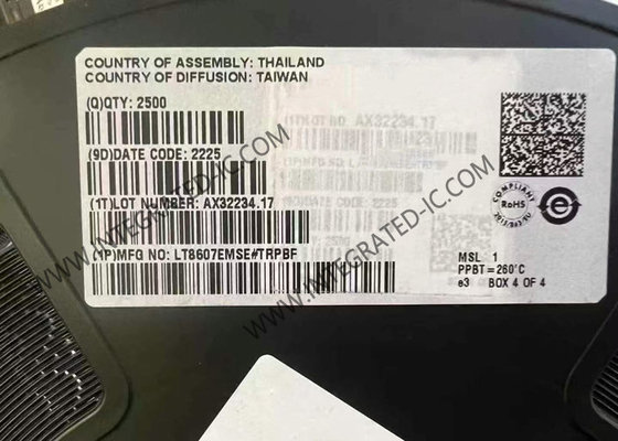 LT8607EMSE Τσιπ ολοκληρωμένου κυκλώματος 42V 750mA Σύγχρονος ρυθμιστής βήματος προς τα κάτω MSOP10