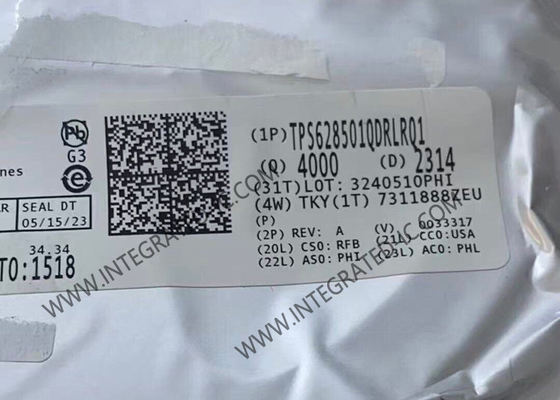 TPS628501QDRLRQ1 Τσιπ ολοκληρωμένου κυκλώματος 1A Αυτοκινητοβιομηχανικός μετατροπέας SOT-583-8