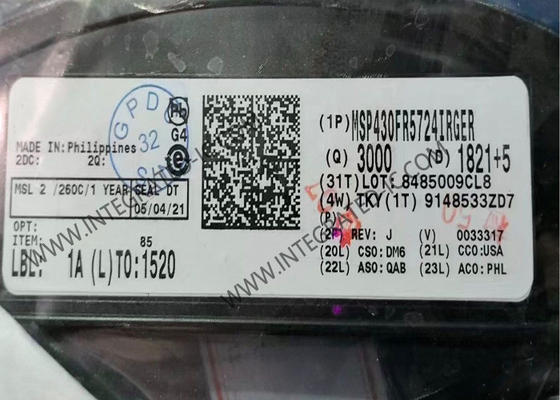 MSP430FR5724IRGER Μικροελεγκτής MCU 8MHz Ultra-Low-Power Mixed-Signal Μικροελεγκτές