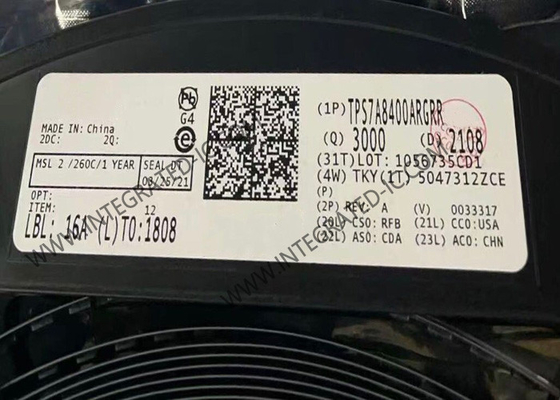 TPS7A8400ARGRR Συνολικό κύκλωμα Chip 3A Low Drop Out Ρυθμιστές VQFN20 LDO Ρυθμιστής