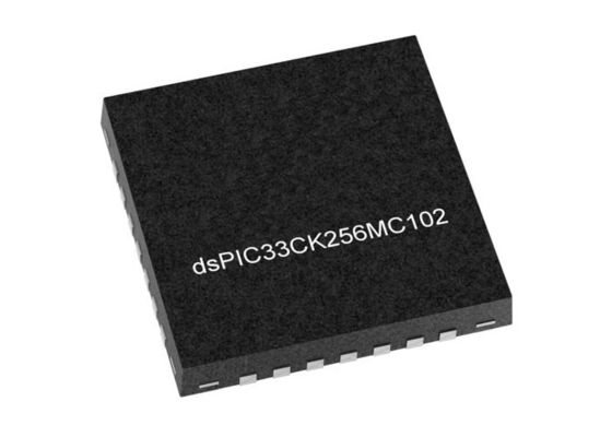 DSPIC33CK256MC102T-I/M6 Μικροελεγκτής MCU 16Bit Ψηφιακοί ελεγκτές σήματος UQFN28