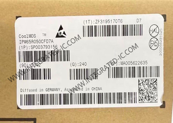 Συμπληρωμένο κύκλωμα Chip IPW65R050CFD7A 227W Αυτοκινητοβιομηχανικό 650V MOSFET Τρανζίστορα