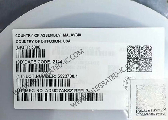 AD8627AKSZ Ολοκληρωμένο Κύκλωμα Chip Ακρίβειας Χαμηλής Ισχύος Μονοπολικής Τροφοδοσίας Ενισχυτής JFET