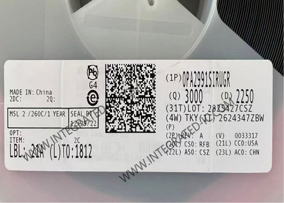 OPA2991SIRUGR Συμπληρωμένο κύκλωμα Chip λειτουργικοί ενισχυτές 40V χαμηλού θορύβου Op Amp IC