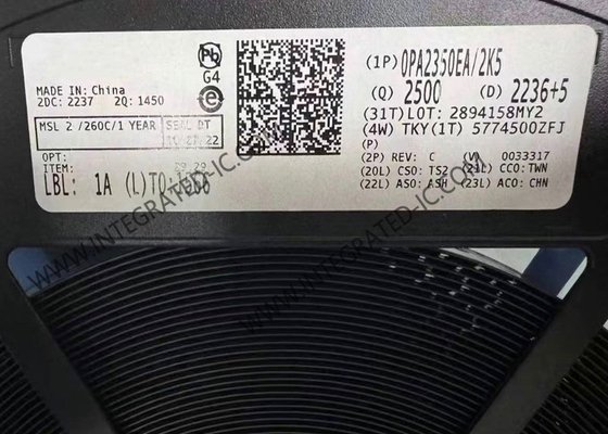 OPA2350EA Ολοκληρωμένο Κύκλωμα Chip Διπλός Ταχυκίνητος Χαμηλού Θορύβου Επιχειρησιακός Ενισχυτής