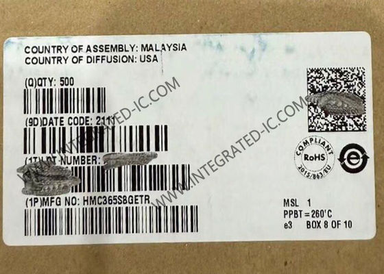 Μονάδα Ασύρματης Επικοινωνίας HMC365S8GETR Χαμηλού Θορύβου Διαίρεσης-Δια 4 Στατικοί Διαιρέτες