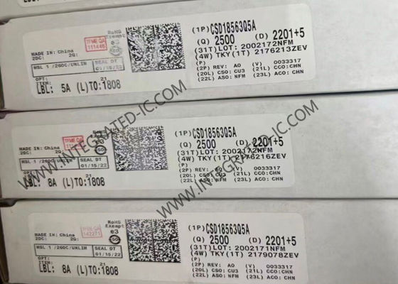 CSD18563Q5A Ολοκληρωμένο Κύκλωμα Chip 60V N Channel NexFET Power MOSFET Τρανζίστορ