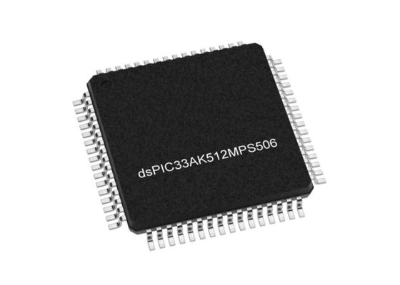 DSPIC33AK512MPS506-I/PT Μικροελεγκτής MCU Ψηφιακός ελεγκτής σήματος 32Bit DSPIC33A DSC