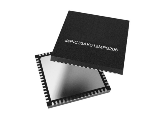 DSPIC33AK512MPS206-I/M7 Μικροελεγκτής MCU Ψηφιακοί ελεγκτές σήματος VQFN64 32Bit DSC