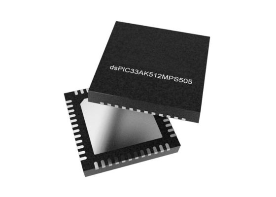 DSPIC33AK512MPS505-I/M7 Μικροελεγκτής MCU Ψηφιακός ελεγκτής σήματος VQFN48 32Bit DSC