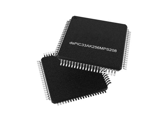 DSPIC33AK256MPS208-I/PT Μικροελεγκτής MCU Single-Core DSC για εφαρμογές ελέγχου σε πραγματικό χρόνο