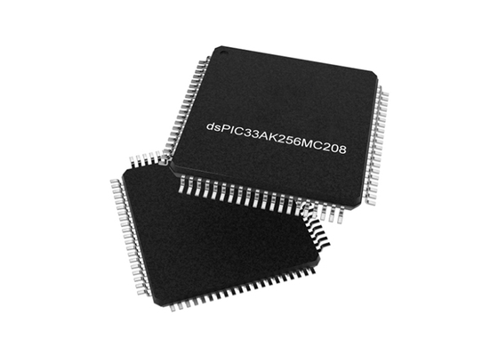 DSPIC33AK256MC208T-I/PT Μικροελεγκτής MCU Μεγάλο εύρος ζώνης DSPIC33A Βασικός 32-bit ψηφιακός ελεγκτής σήματος