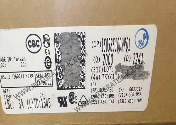 ISO5851QDWRQ1 Ολοκληρωμένο Κύκλωμα Chip Αυτοκινήτου 5.7kVrms Μονόκαναλος Απομονωμένος Οδηγός Πύλης