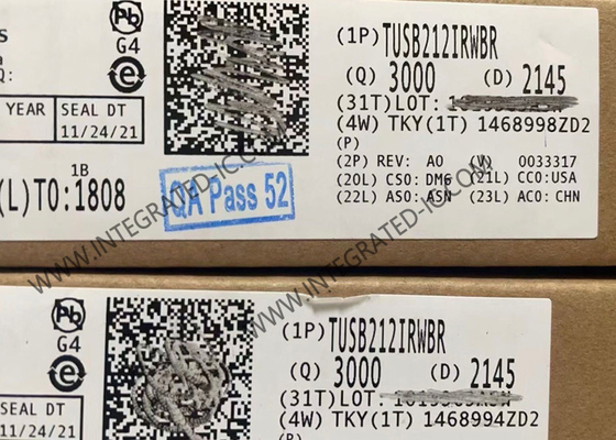 TUSB212IRWBR Τσιπ ολοκληρωμένου κυκλώματος USB 2.0 υψηλής ταχύτητας κλιματισμός σήματος με DC Boost