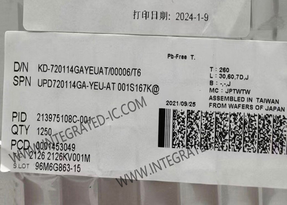 UPD720114GA Integrated Circuit Chip ECOUSB USB 2.0 Hub Ελεγκτής TQFP48 USB Hub Ελεγκτής