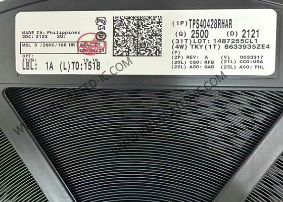 TPS40428RHAR Ολοκληρωμένο Κύκλωμα Chip 2 Φάσεων Σύγχρονος Buck Driverless Ελεγκτής