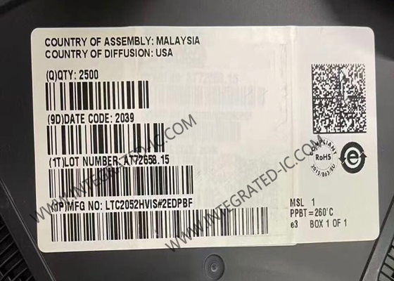 LTC2052HVIS Ολοκληρωμένο Κύκλωμα Chip Operational Amplifiers SOIC14 Quad Zero Drift Op Amps