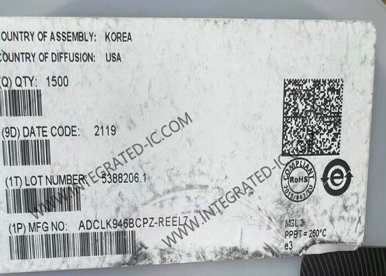 ADCLK946BCPZ Integrated Circuit Chip έξι LVPECL εξόδους SiGe Clock Fanout Buffer