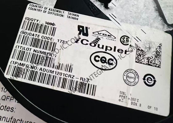 ADUM1201CRZ Ολοκληρωμένο Κύκλωμα Chip 25 Mb/s Διπλού Καναλιού Ψηφιακοί Απομονωτές SOIC-8