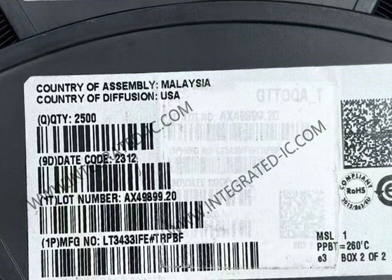 LT3433IFE Συμπληρωματικό κύκλωμα chip υψηλής τάσης μετατροπέας συνεχούς ρεύματος