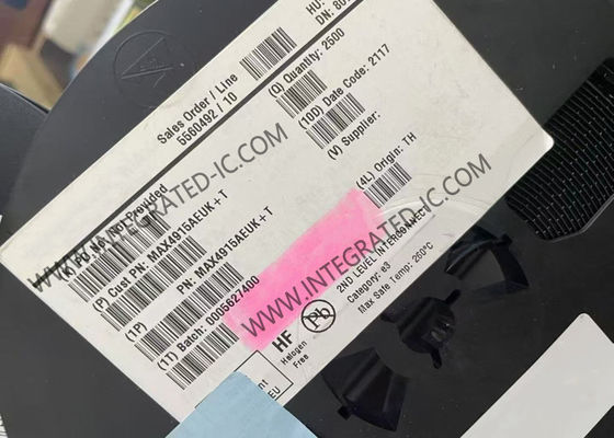 MAX4915AEUK Τσιπ ολοκληρωμένου κυκλώματος 200mA Συγκρατητές περιορισμού ρεύματος SOT-23-5 IC