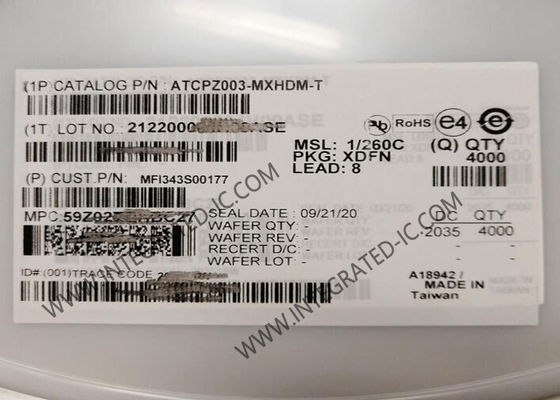 MFI343S00177 Ολοκληρωμένο Κύκλωμα Chip Crypto Authentication Secure Key Storage IC XDFN8