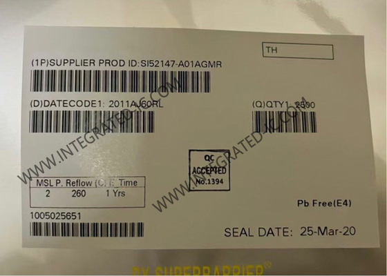 SI52147-A01AGMR Ολοκληρωμένο Κύκλωμα Chip Γεννήτρια Ρολογιού PCIe Υψηλής Απόδοσης