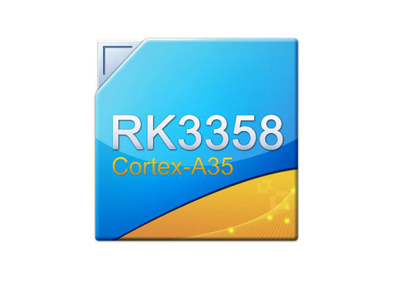 RK3358J AI επεξεργαστής Chip AIoT επεξεργαστής με 64Bit Quad Core Cortex A35 για βιομηχανικές εφαρμογές ελέγχου