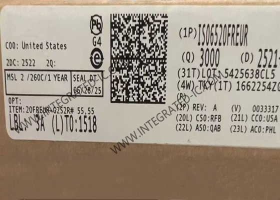 ISO6520FREUR Τσιπ ολοκληρωμένου κυκλώματος Γενικού Σκοπού Δύο-Κανάλι Εργασιακοί Απομονωτές