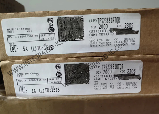 TPS23881RTQR Ολοκληρωμένο Κύκλωμα Chip 8-καναλιών PoE 2 PSE Controller Power Over Ethernet