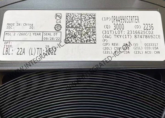 OPA4990SIRTER Ολοκληρωμένο Κύκλωμα Chip 40V Operational Amplifier WQFN16 Low Power Op Amp IC