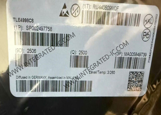 TLE4998C8 Αισθητήρας IC XENSIVTM Προγραμματιζόμενος γραμμικός αισθητήρας Hall TDSO-8 Πακέτο